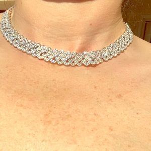 Swarovski fashion choker necklace